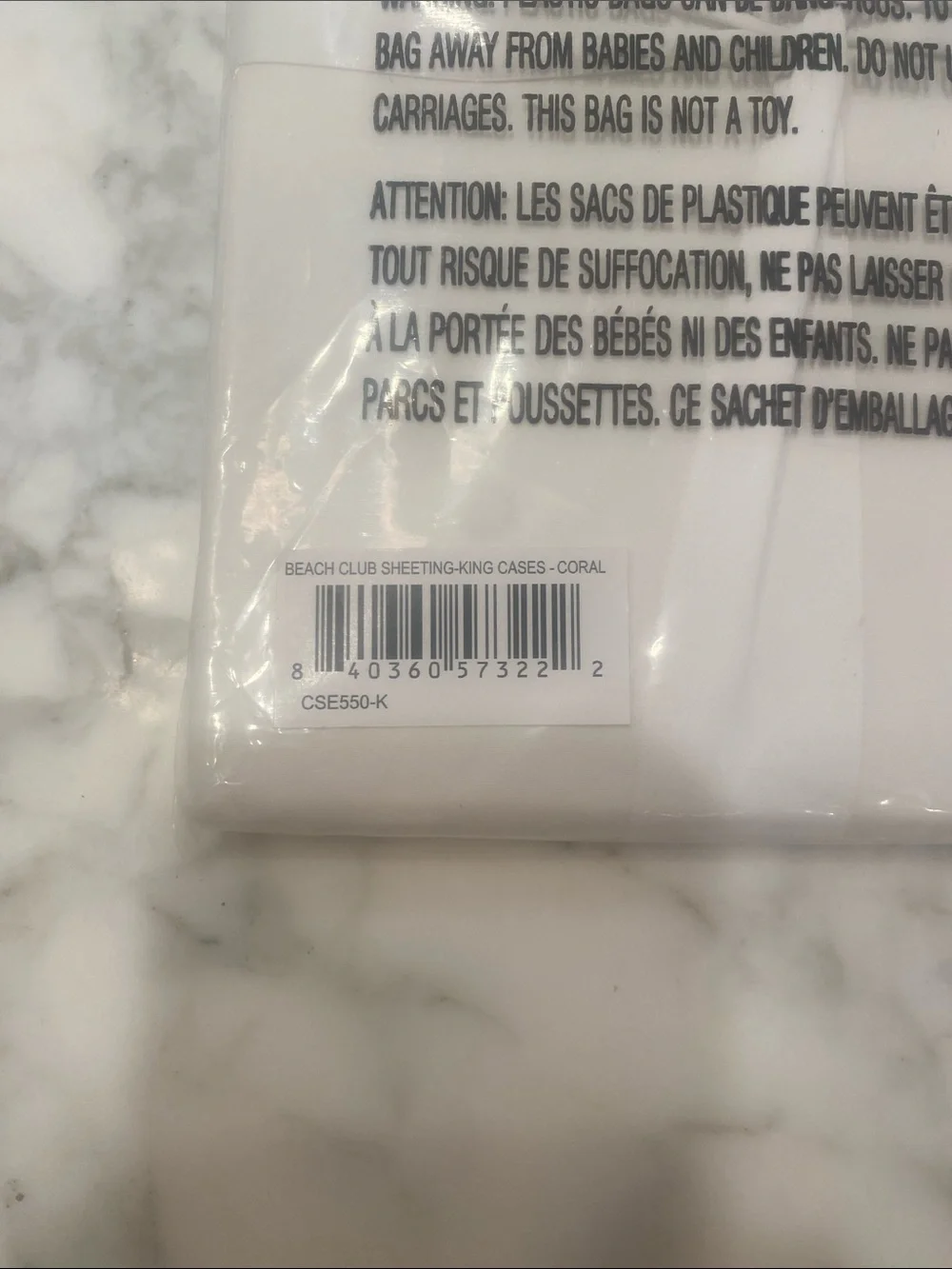 Serena and Lily Beach Club Percale Pillowcases (Set of 2) coral NWT